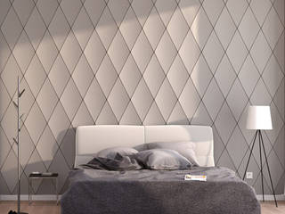 3D wandpanelen Kalithea, Deco Wall Deco Wall モダンスタイルの寝室