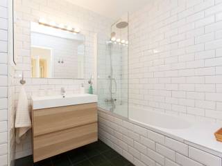 REFORMA , Masquepintura Masquepintura Salle de bain moderne Tuiles Blanc