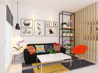 Renovasi Ruang Tamu, Tata Griya Nusantara Tata Griya Nusantara Ruang Keluarga Modern Kayu Multicolored