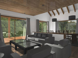 CASA M-M, Pro Aus Arquitectos Pro Aus Arquitectos Minimalist living room