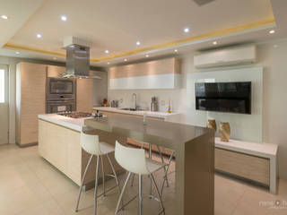 Cocina Integral - Residencia Jardines Vallarta, René Flores Photography René Flores Photography Modern style kitchen