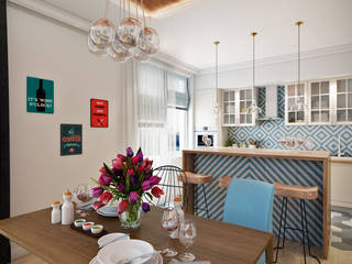 Лазурный берег, CO:interior CO:interior Eclectic style dining room