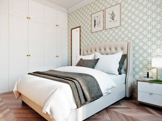 Оливковый сад, CO:interior CO:interior クラシカルスタイルの 寝室