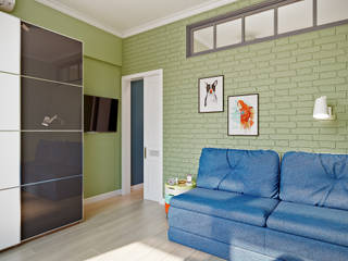 Дружба поколений, CO:interior CO:interior Детские комната в эклектичном стиле Зеленый