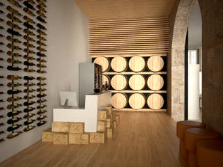 Garrafeira & Gourmet Mouzinho Porto, PROJETARQ PROJETARQ Eclectic style wine cellar