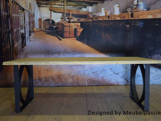 Industriële tafel Tjonger, Meubelpassie Meubelpassie Industrial style dining room