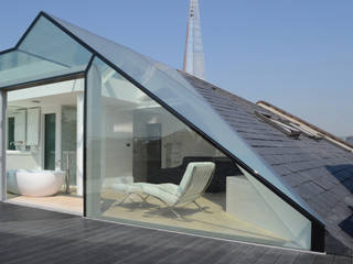 White Grounds, Guarnieri Architects Guarnieri Architects Roof terrace Glass