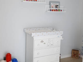 Quarto de bebé , DREAM ROOMS DECORAÇÃO DE INTERIORES UNIPESSOAL LDA DREAM ROOMS DECORAÇÃO DE INTERIORES UNIPESSOAL LDA Kamar Bayi/Anak Modern