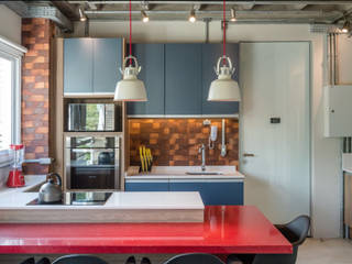 Apartamento PL, Fernanda Salvagni Custom Architecture Fernanda Salvagni Custom Architecture Cucinino