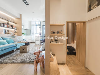 士林黃公館, VH INTERIOR DESIGN VH INTERIOR DESIGN Moderne gangen, hallen & trappenhuizen