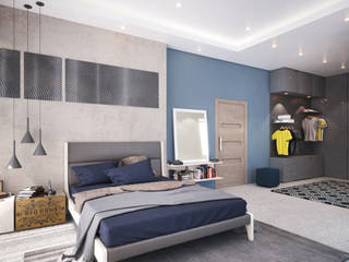 Southern African Residence - Bedroom Ideas, Dessiner Interior Architectural Dessiner Interior Architectural Phòng ngủ phong cách hiện đại