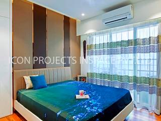 2Bhk Residence -1, icon projects inspace pvt ltd icon projects inspace pvt ltd Спальня