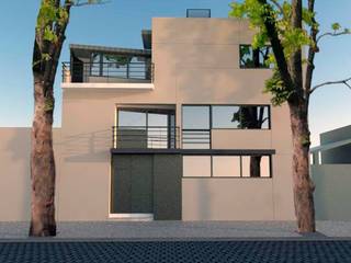 PROYECTO CASA O´HIGGINS, S+T ESTUDIO INTEGRAL S+T ESTUDIO INTEGRAL Minimalistische Häuser