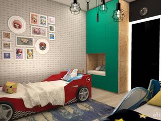 Детская для близнецов, Студия дизайна Elinarti Студия дизайна Elinarti Teen bedroom