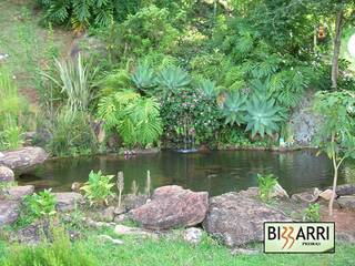 Construção de piscina natural com pedra natural, Bizzarri Pedras Bizzarri Pedras Pool