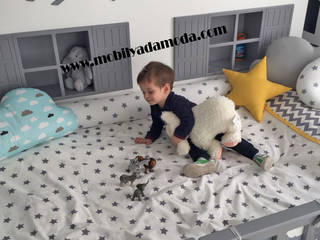 Montessori Çocuk Odası, Poyraz'ın Odası, MOBİLYADA MODA MOBİLYADA MODA Boys Bedroom Wood Wood effect