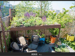 Arches et Pergolas, Fence Paris Fence Paris Moderner Balkon, Veranda & Terrasse