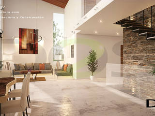 EL CIELO 663, DOS Arquitectura y construcción DOS Arquitectura y construcción Modern living room