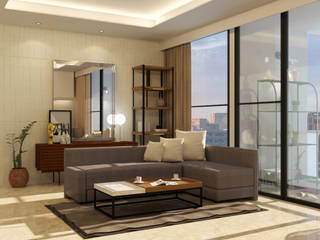 R's Apartment, Noff Design Noff Design Modern living room Wood Wood effect