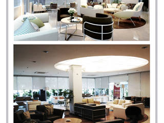 executive lounge, TERAS23 TERAS23 Ruang Makan Modern Granit