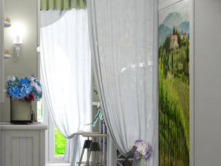 Дизайн проект небольшой квартиры для женщины, Рязанова Галина Рязанова Галина Ruang Ganti Klasik