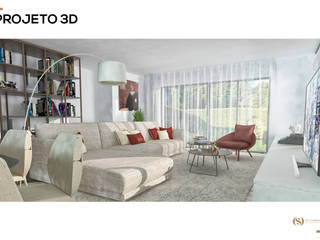 PROJETOS: Moradia Guimarães, INTERDOBLE BY MARTA SILVA - Design de Interiores INTERDOBLE BY MARTA SILVA - Design de Interiores Classic style living room