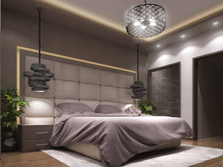 Modern Bedroom, TK Designs TK Designs غرفة نوم خشب Wood effect