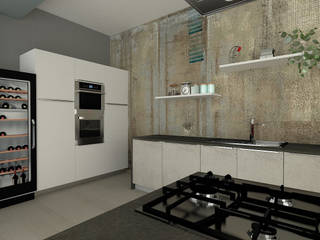 Sfumature Indiane, serenascaioli_progettidinterni serenascaioli_progettidinterni Dapur built in