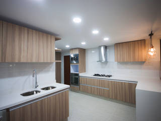 Apartamento Angarita Yañiez, AMR estudio AMR estudio Built-in kitchens