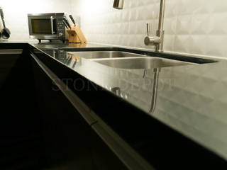 Absolute Black Granite Kitchen Countertop in Mandaue City, Stone Depot Stone Depot Cocinas modernas