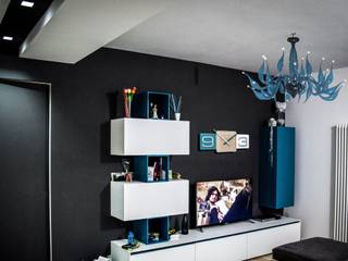 Linea Direttrice, Studio ARCH+D Studio ARCH+D Minimalist living room