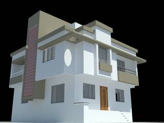 Bunglow project with 3D Rendering, Kiana Structures Kiana Structures