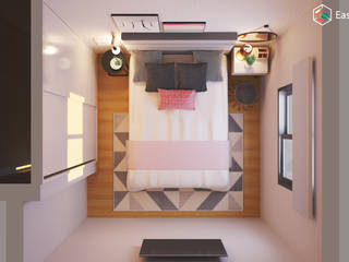 Quarto de Casal Minimalista, EasyDeco Decoração Online EasyDeco Decoração Online Minimalist bedroom