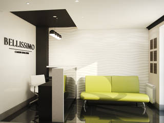 Проект салона красоты, Дизайн Студия 33 Дизайн Студия 33 Ruang Studi/Kantor Modern