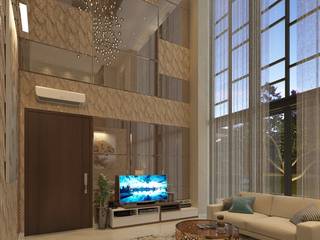 PRIVATE RESIDENTIAL @ NAVAPARK, BSD CITY, TANGERANG, PT. Dekorasi Hunian Indonesia (DHI) PT. Dekorasi Hunian Indonesia (DHI) Modern living room