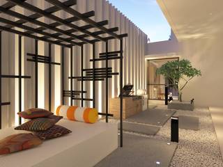 PRIVATE RESIDENTIAL @ NAVAPARK, BSD CITY, TANGERANG, PT. Dekorasi Hunian Indonesia (DHI) PT. Dekorasi Hunian Indonesia (DHI) Modern garden