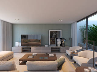 Decoração Interiores, CASA MARQUES INTERIORES CASA MARQUES INTERIORES Living roomTV stands & cabinets