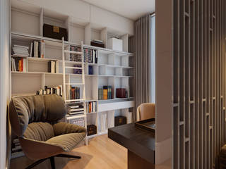 Decoração Interiores, CASA MARQUES INTERIORES CASA MARQUES INTERIORES Study/officeCupboards & shelving