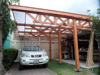 Cubierta Taller, Van Herck-Arquitectos Van Herck-Arquitectos Roof Wood Wood effect