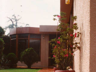 Ampliación Casa Gutiérrez, Van Herck-Arquitectos Van Herck-Arquitectos Salas de estar modernas Madeira Efeito de madeira