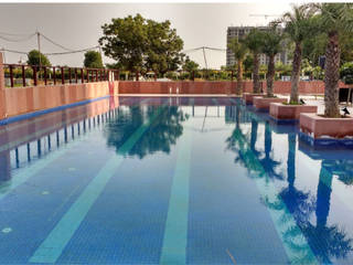 ​Ashiana Vrinda Gardens, Jaipur, NMP Design NMP Design Kolam Renang Modern