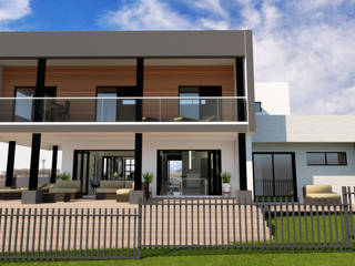 Eye Of Africa - House Molatji, A4AC Architects A4AC Architects Single family home Bricks Grey