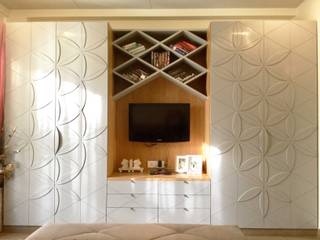 Residence Design, Bhera Enclave, H5 Interior Design H5 Interior Design Eclectic style dressing rooms Grey