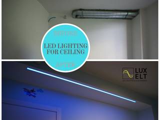 Illuminazione a led lineare per abbassamenti in cartongesso , Luxelt Luxelt Genç odası