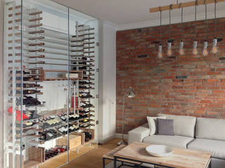 Cave à vin résidentielle, Millesime Wine Racks Millesime Wine Racks Modern Home Wine Cellar Aluminium/Zinc Grey