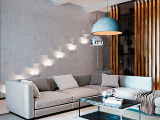 Tribeca apartments, Александра Геродотова Александра Геродотова 现代客厅設計點子、靈感 & 圖片