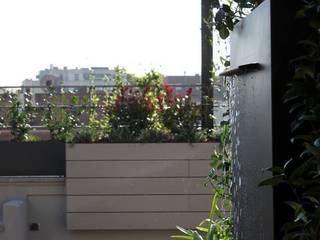 Terraza de vivienda - Fuente, La Habitación Verde La Habitación Verde Modern garden