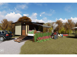 VAGOON #3, VAGOON HOUSE VAGOON HOUSE Prefabrik ev