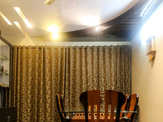 Mr. Kishan InduFortuneCity, Ghar Ek Sapna Interiors Ghar Ek Sapna Interiors Comedores de estilo moderno