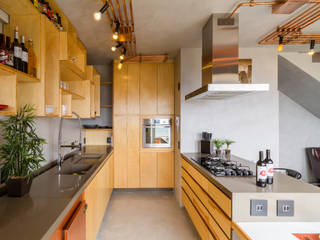 Apartamento no bairro Vila da Serra, Aptar Arquitetura Aptar Arquitetura Cocinas de estilo industrial